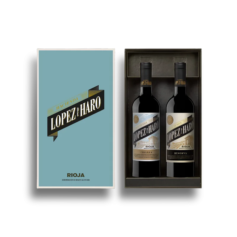 Estuche López de Haro (Crianza y Reserva)
